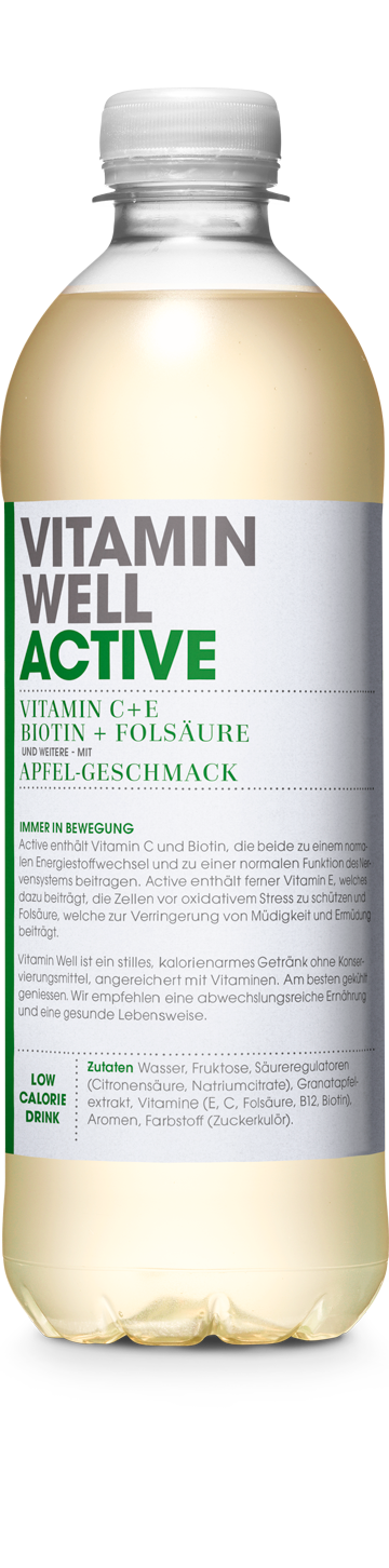 Vitamin Well Active 12x50cl PET