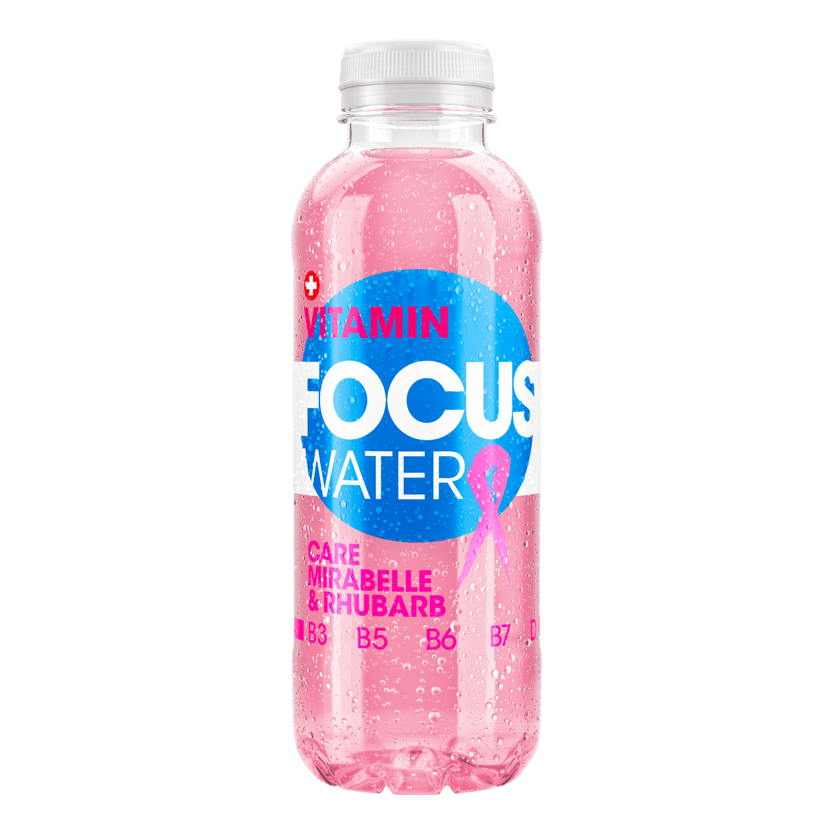 Focuswater Care Mirabelle Rhabarber PET 6x50cl